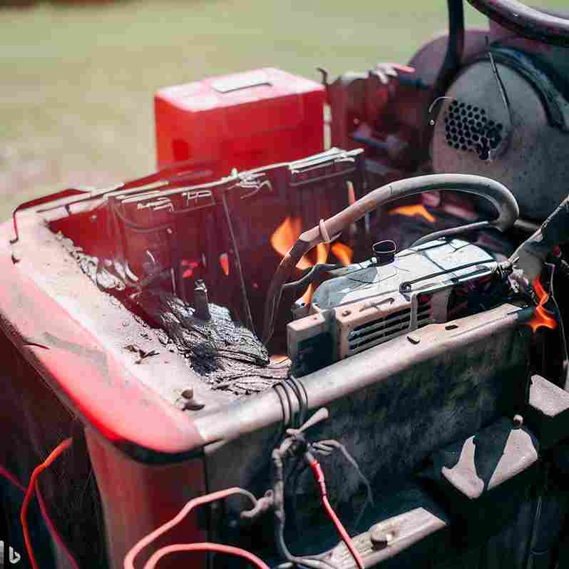 Tractor battery overcharging