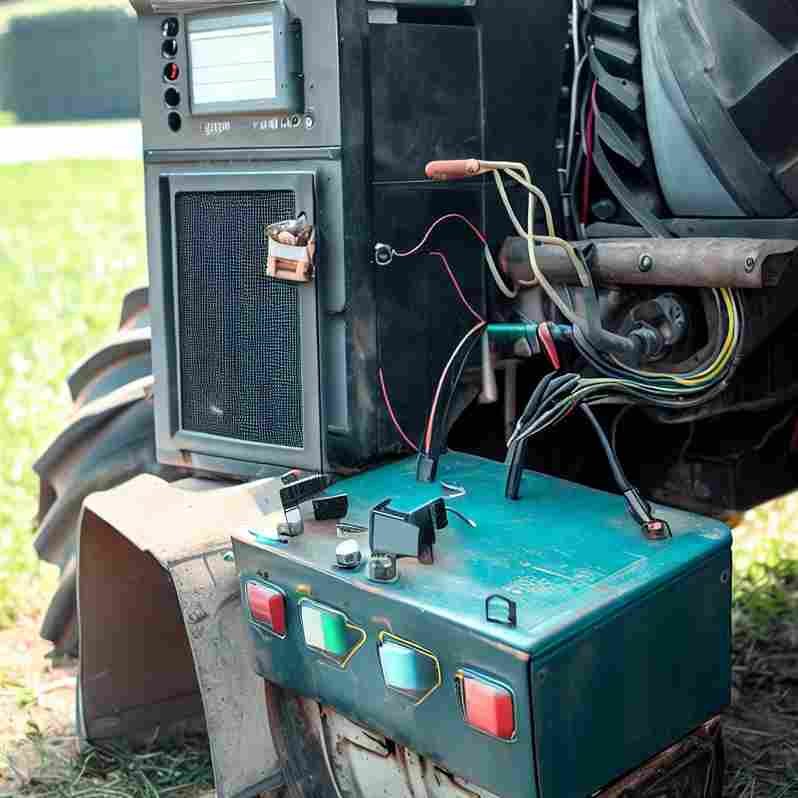 Charging tractor 8-Volt Batteries