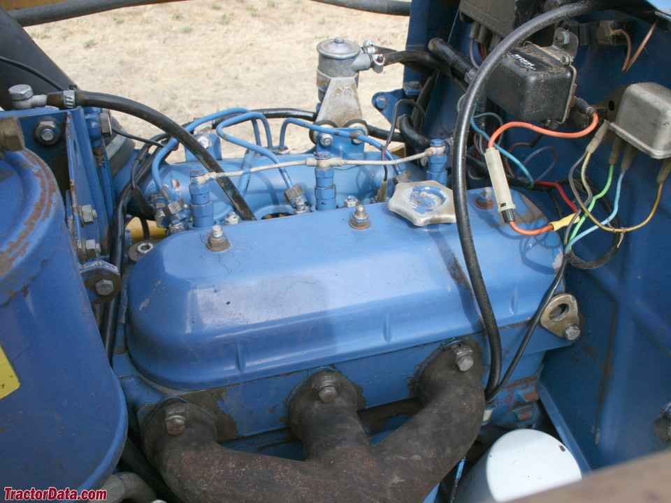 Long tractor engine